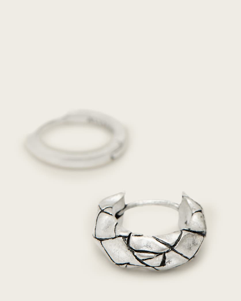 Ajax Sterling Silver Hoop Earring Set