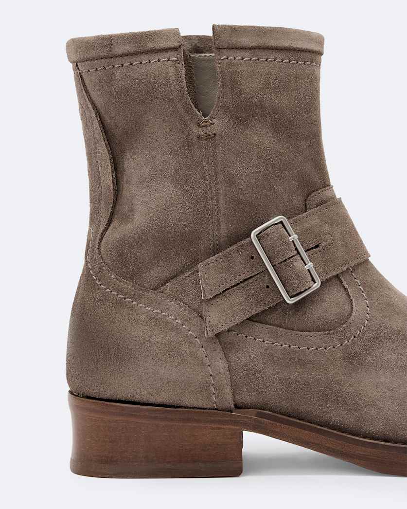 Bailey Suede Engineer Boots