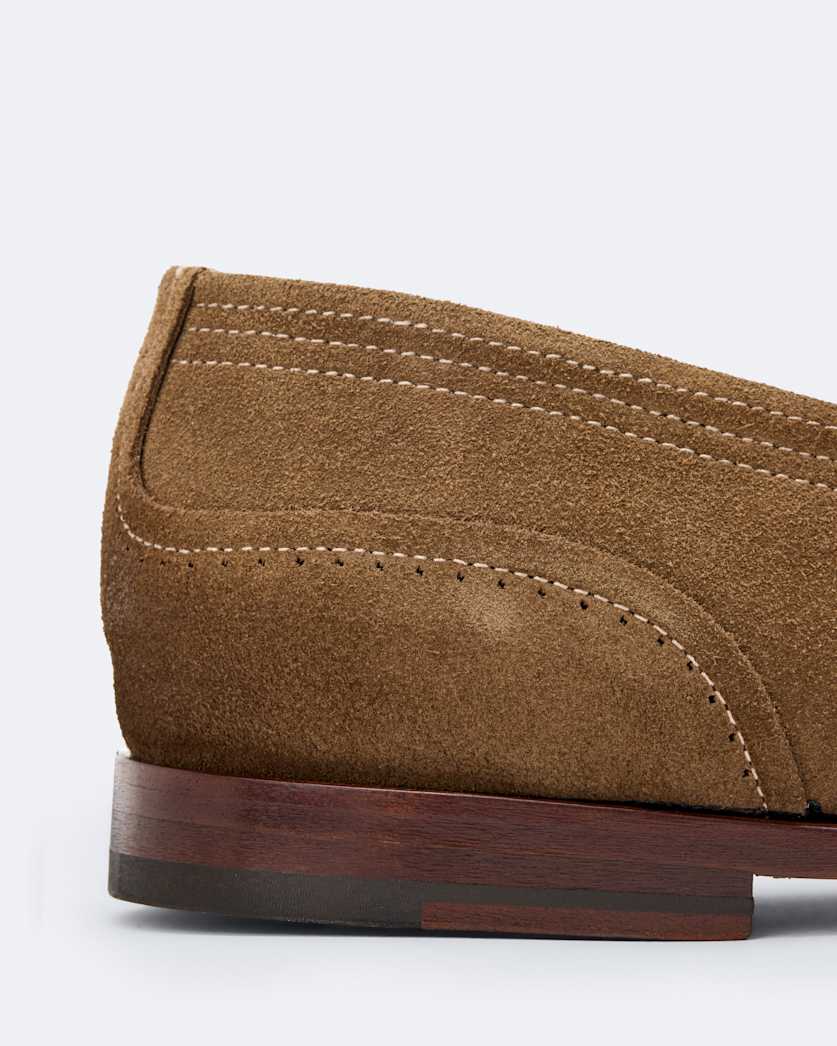 Jules Hand-Stitched Suede Loafers