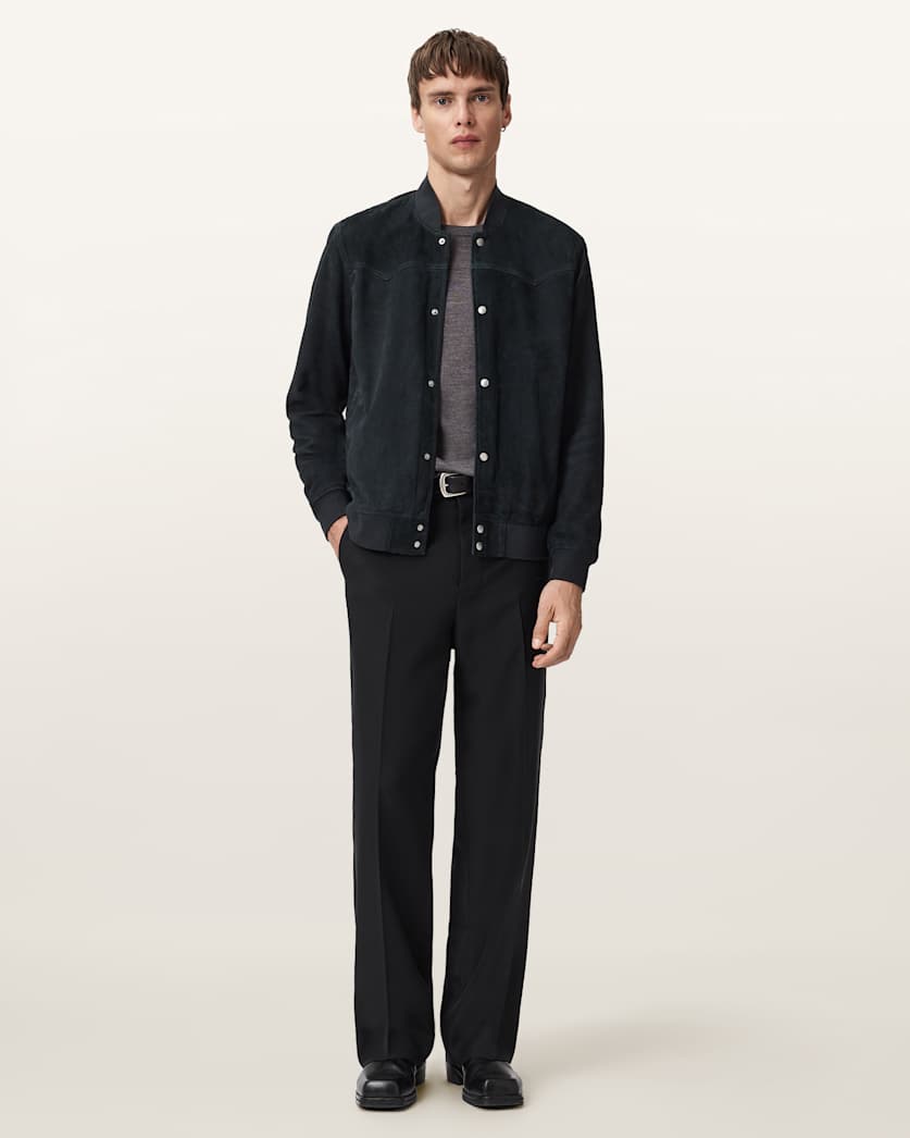Stafford Suede Bomber Jacket
