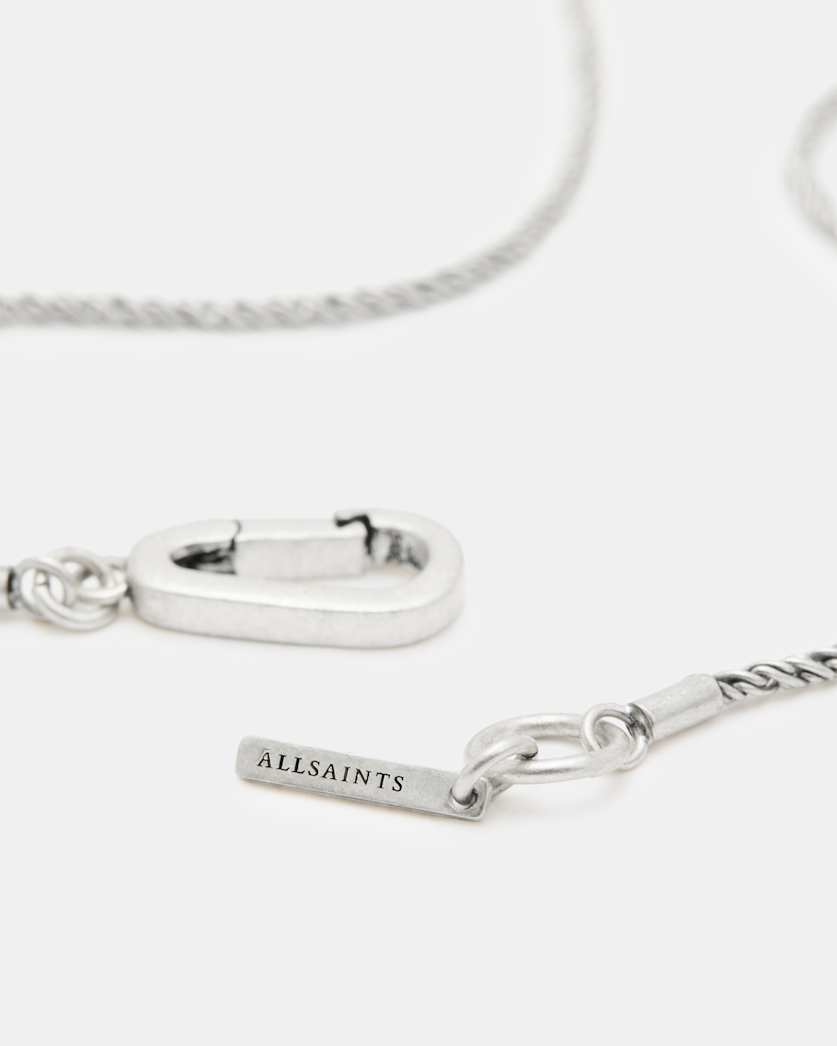 Scorpius Tag Sterling Silver Necklace