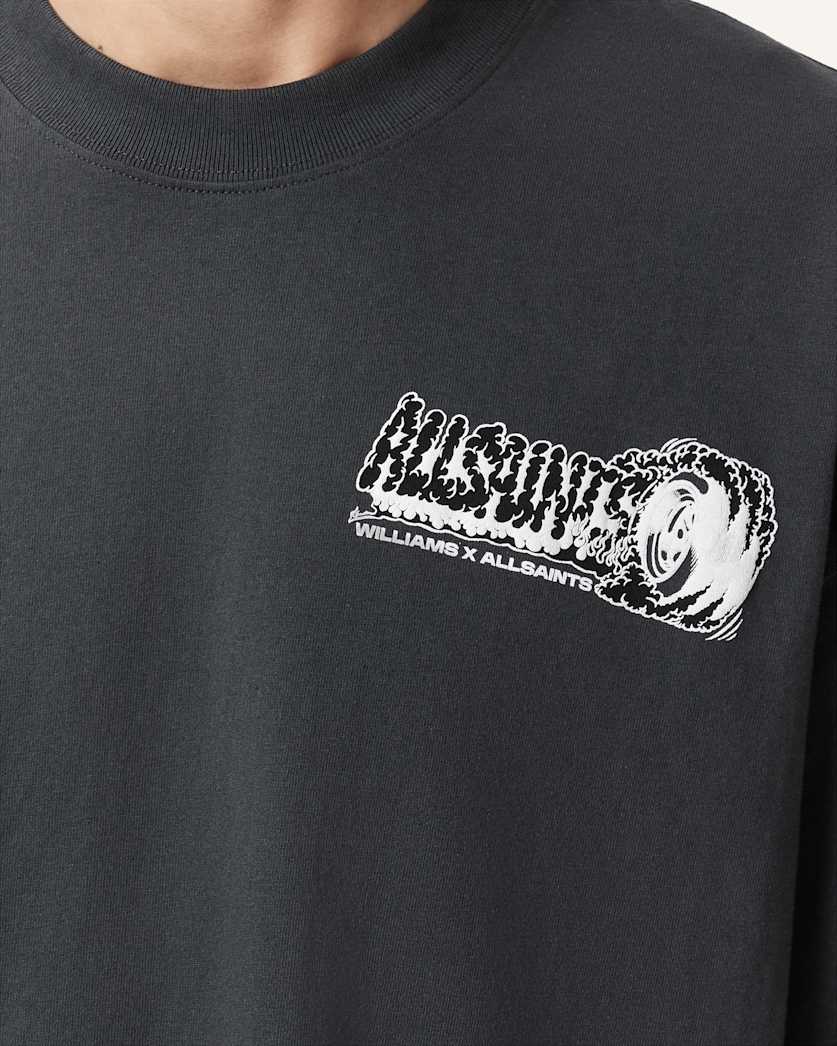 Williams X AllSaints Burnout Crew Neck T-Shirt