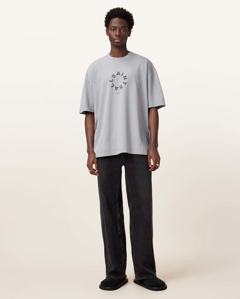 Tierra Oversized Crew Neck Logo T-Shirt