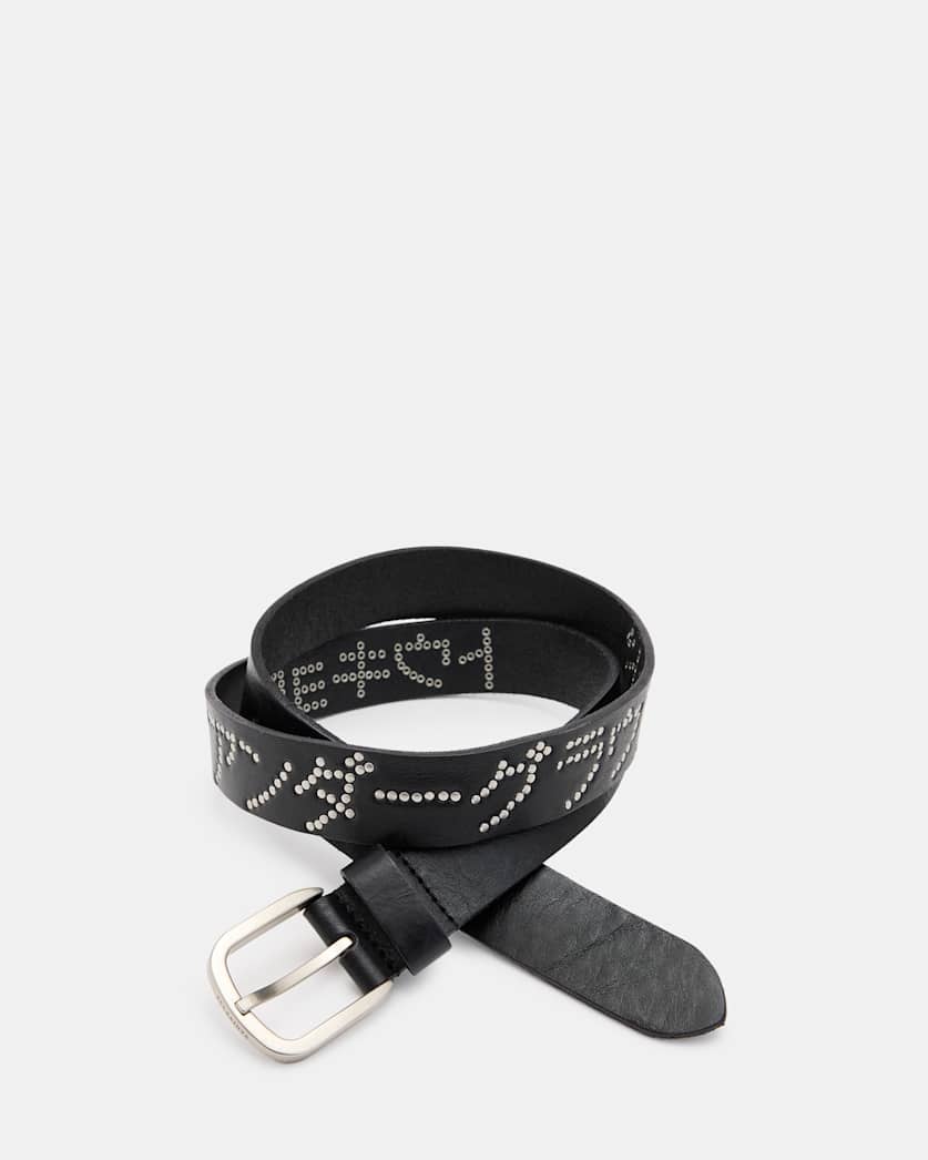 Underground Studded Leather Belt