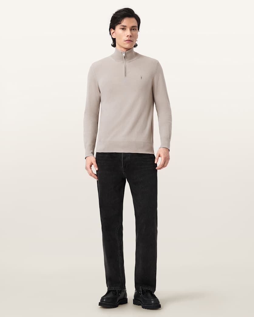 Kilburn Zip Funnel Neck Ramskull Jumper