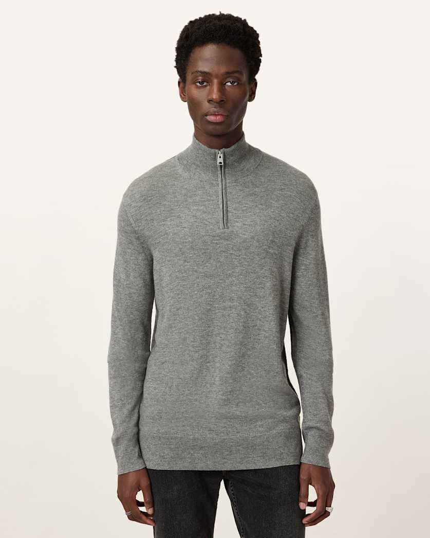 Kilburn Zip Funnel Neck Ramskull Jumper