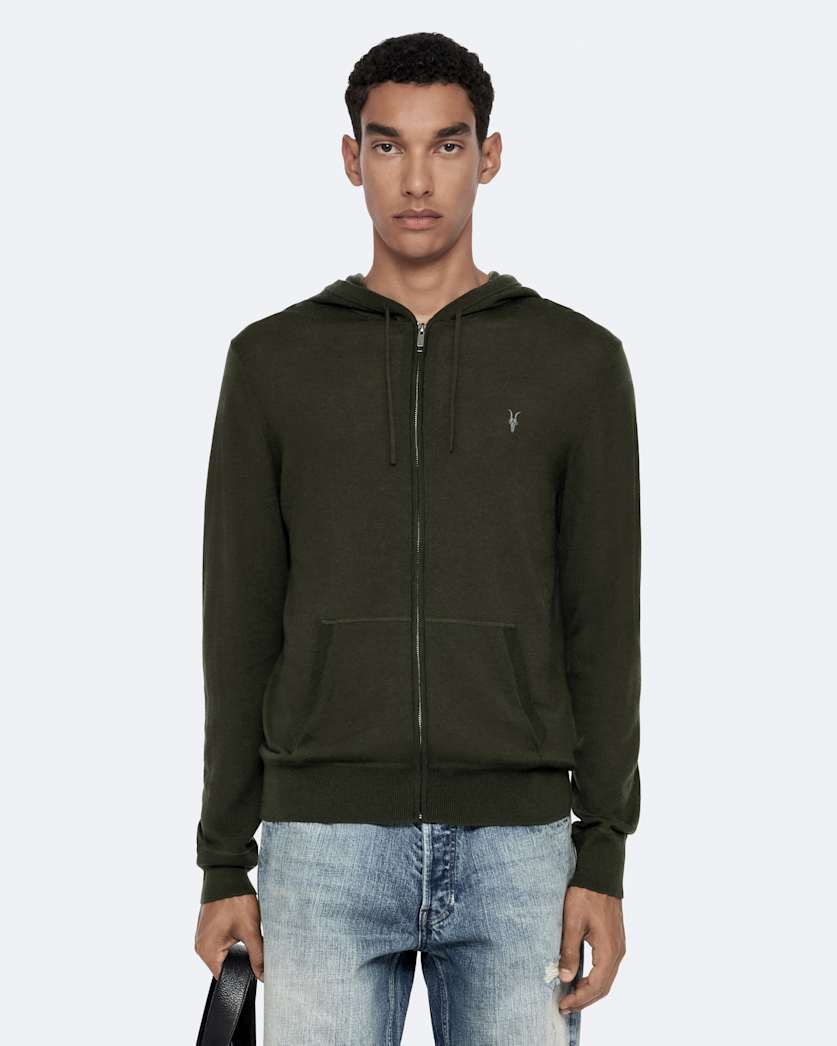 Mode Merino Zip Up Ramskull Hoodie