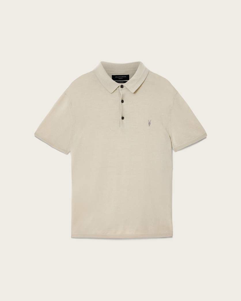 Mode Merino Short Sleeve Ramskull Polo Shirt