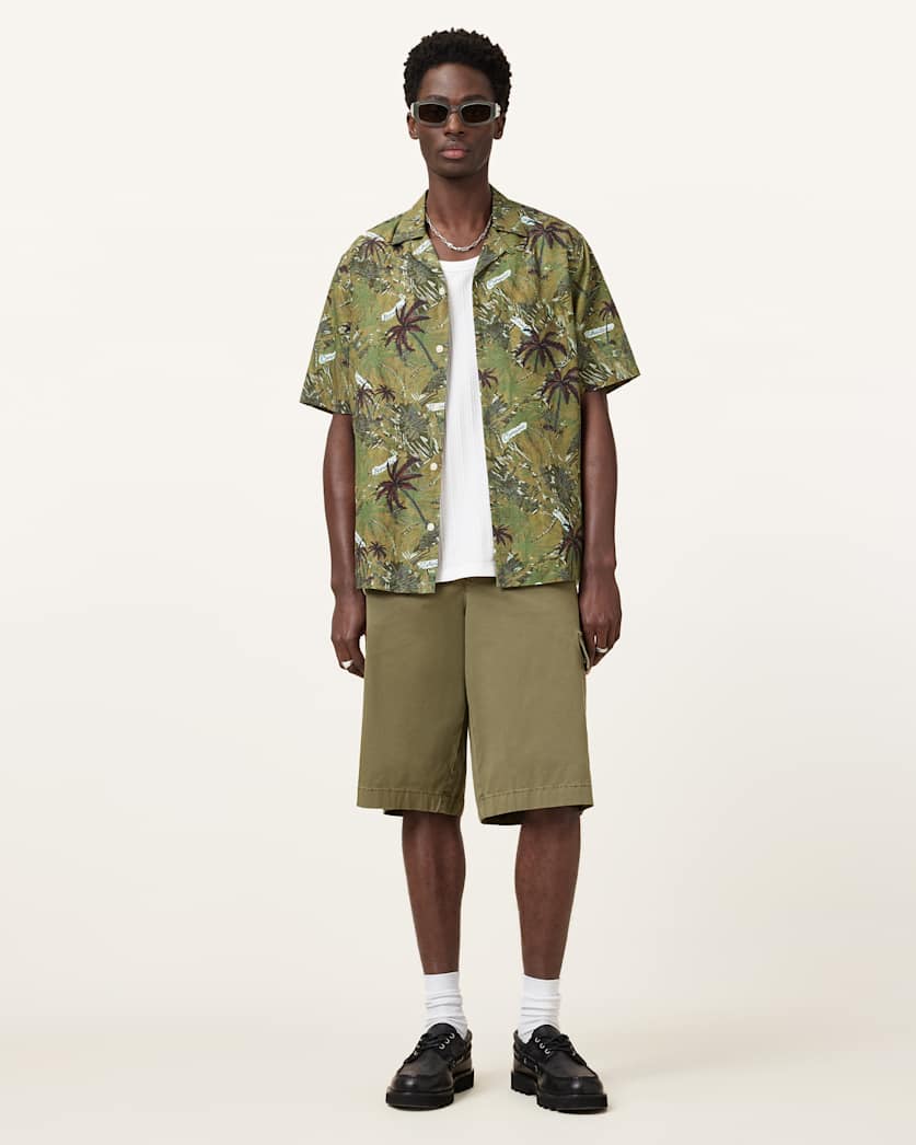 Liner Printed Relaxed Fit Shirt