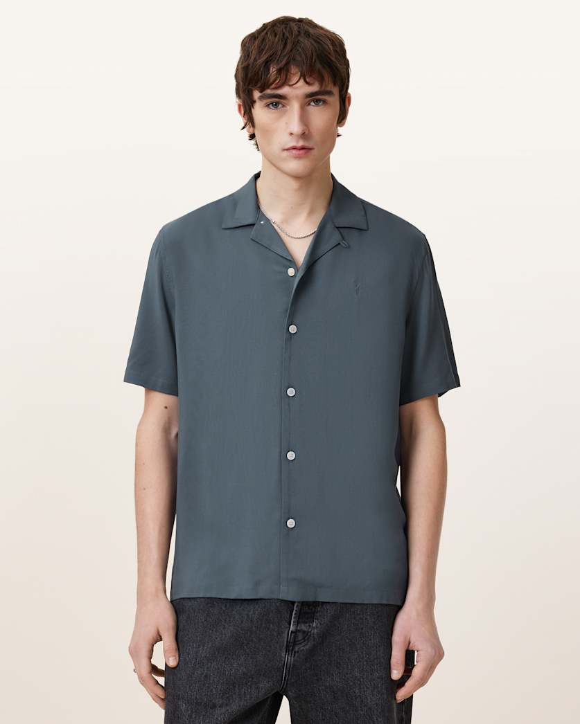 Venice Revere Collar Ramskull Shirt
