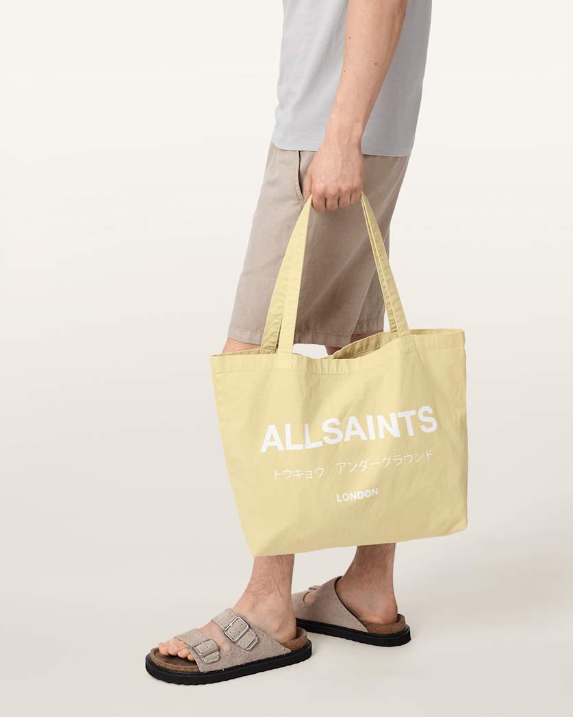 Underground Logo Printed Tote Bag