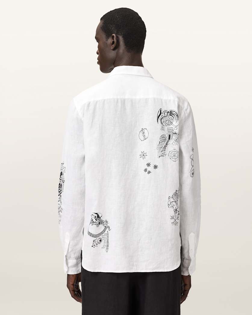 Terror Long Sleeve Linen Shirt