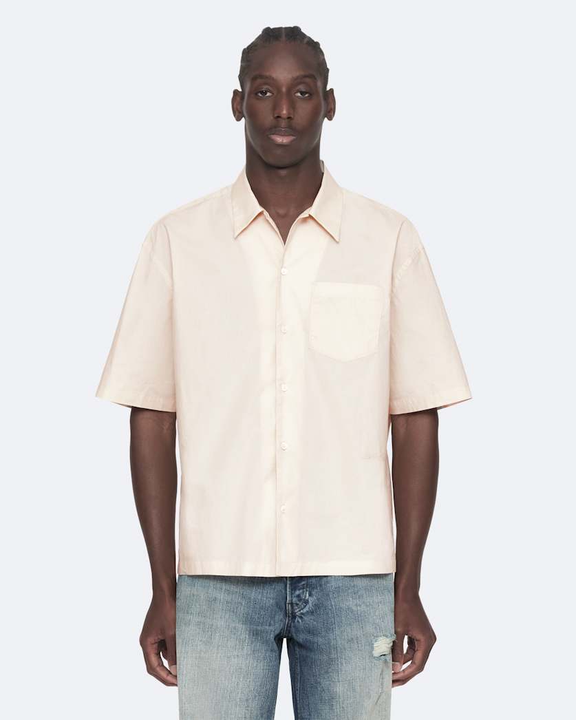 Oversized cotton poplin shirt