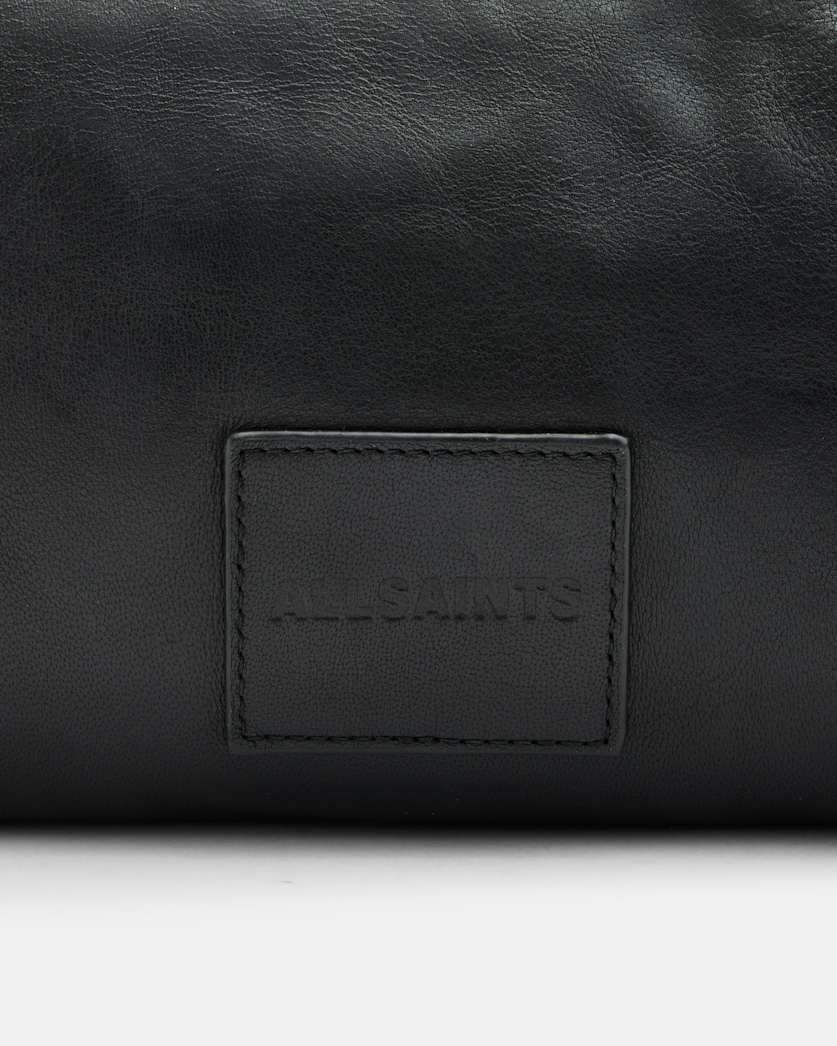 Kobe Leather Logo Printed Wash Bag