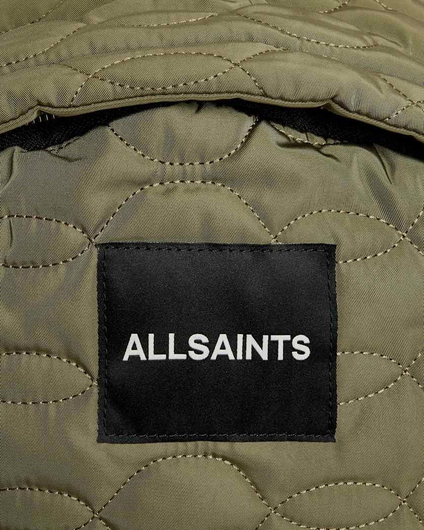 Carabiner Embossed Logo Quilted Backpack