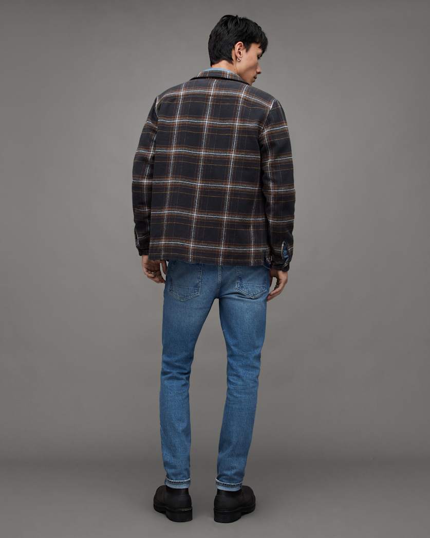 Cigarette Skinny Distressed Denim Jeans