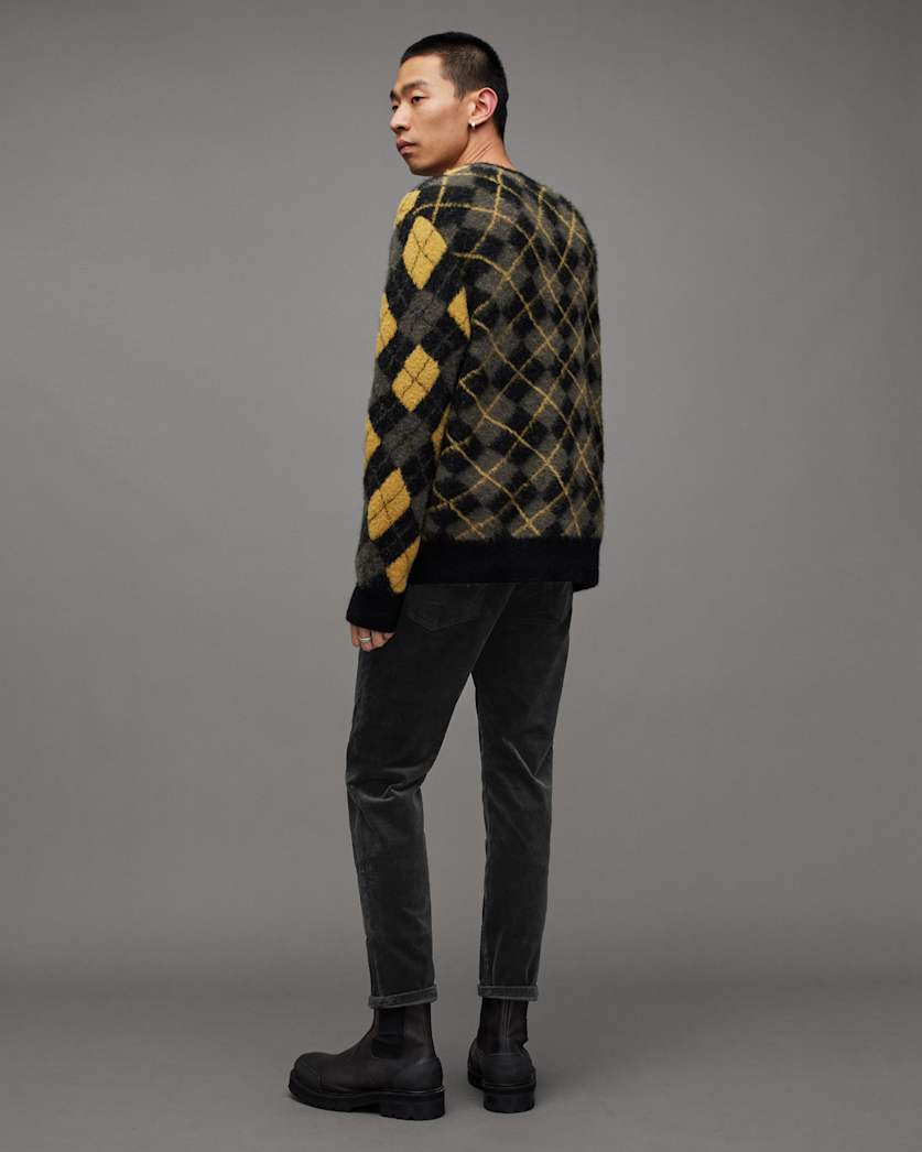 Dean Slim Fit Cropped Corduroy Jeans