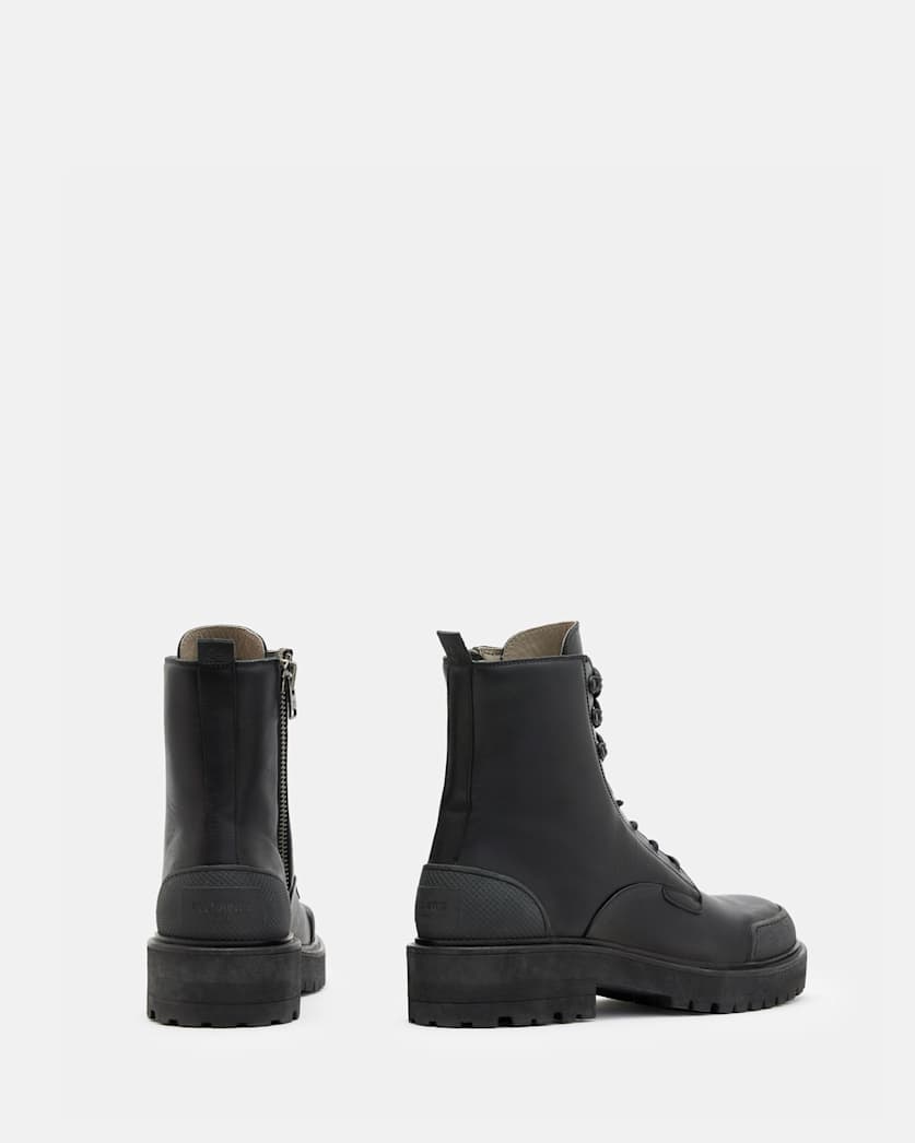 Mudfox Lace Up Chunky Leather Boots