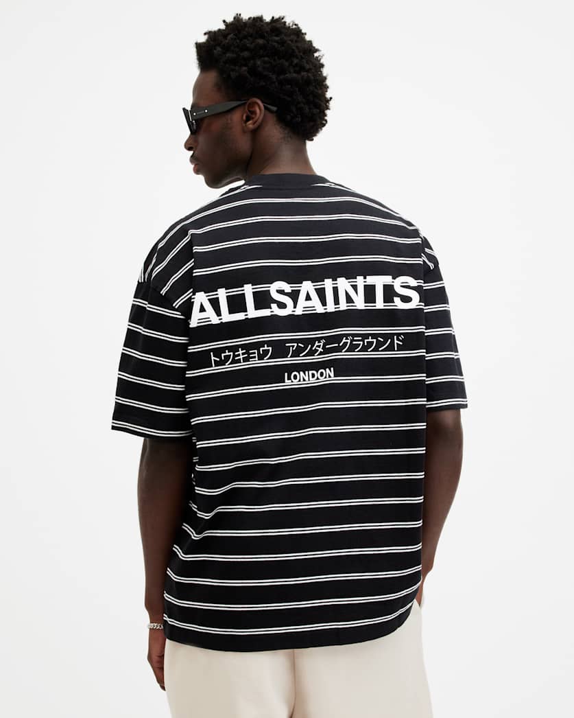 Underground Oversized Striped T-Shirt
