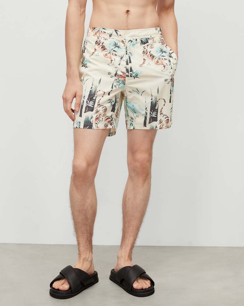 Tagise Tiger Print Swim Shorts