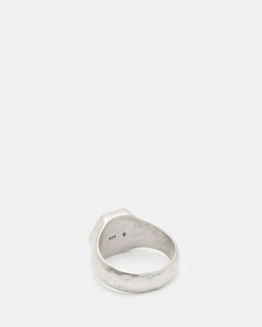 Heli Sterling Silver Stone Hexagon Ring