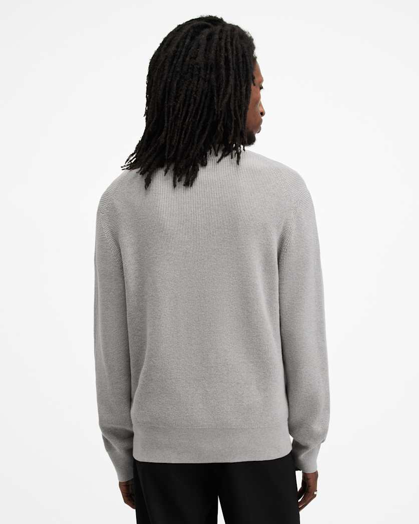 Aspen Waffle Texture Crew Neck Sweater