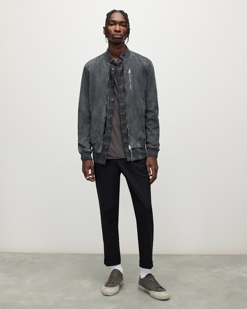 Kemble Suede Bomber Jacket