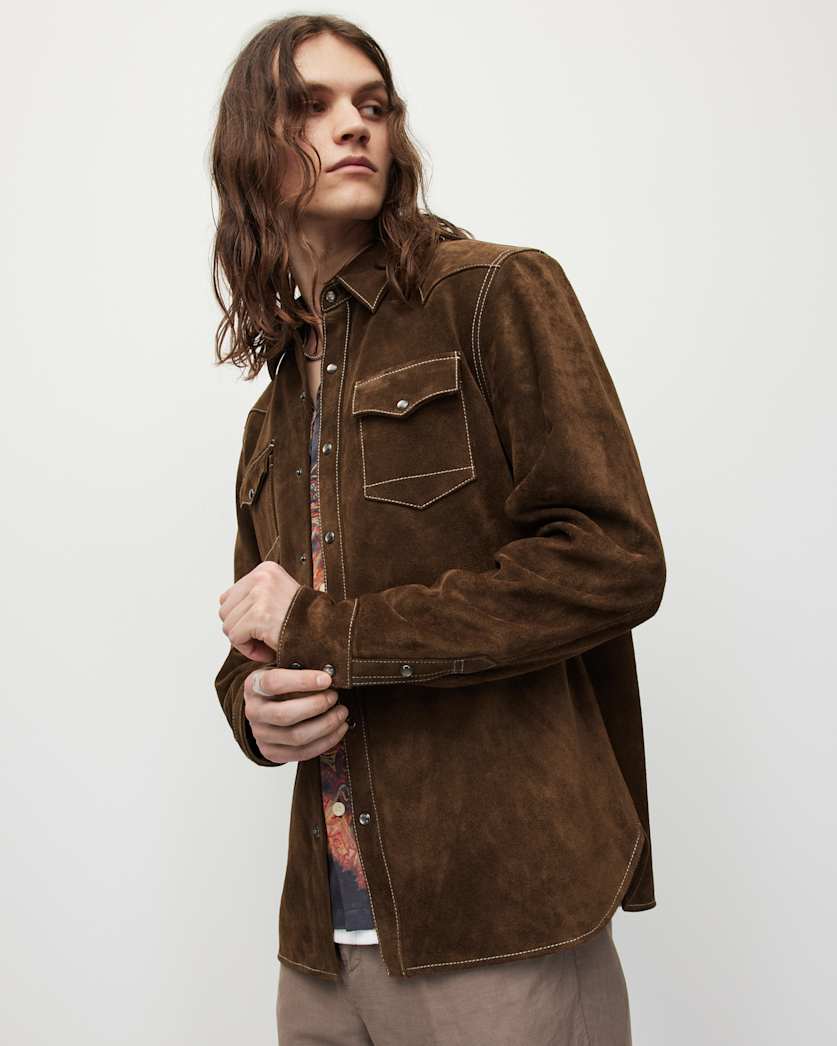 Cruise Suede Western Vintage Wash Shirt