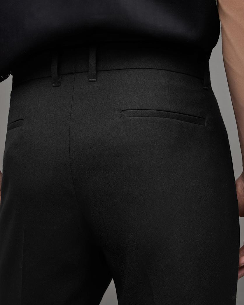 Arah Crepe Cropped Straight Fit Trousers