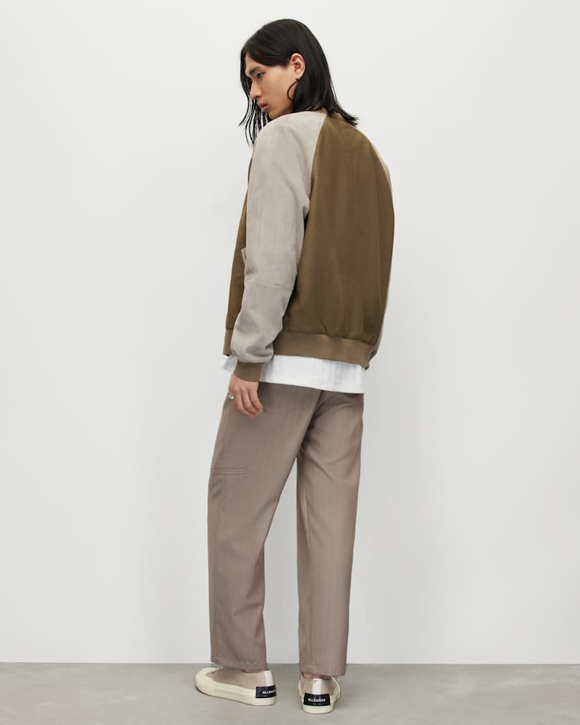 Anaco Straight Leg Pinstripe Trousers