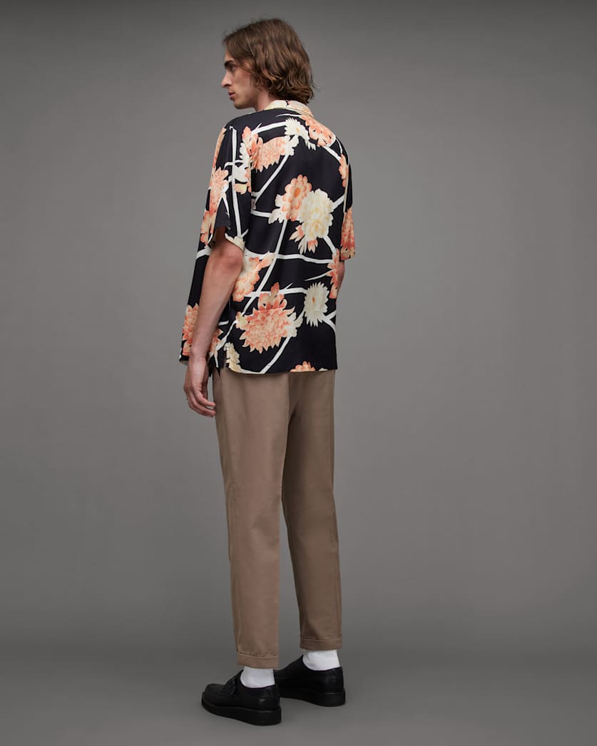 Tallis Slim Fit Cropped Trousers