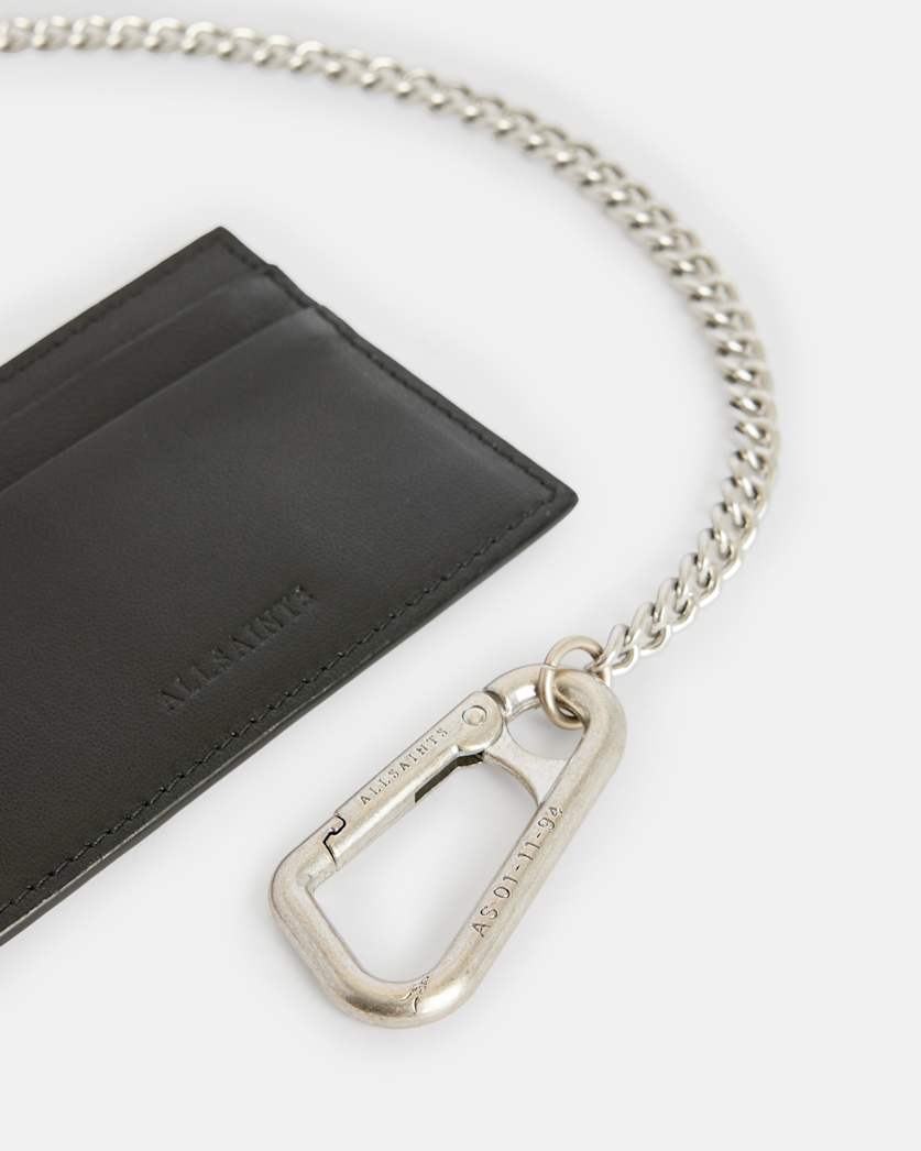 Makoto Chain Leather Cardholder Wallet