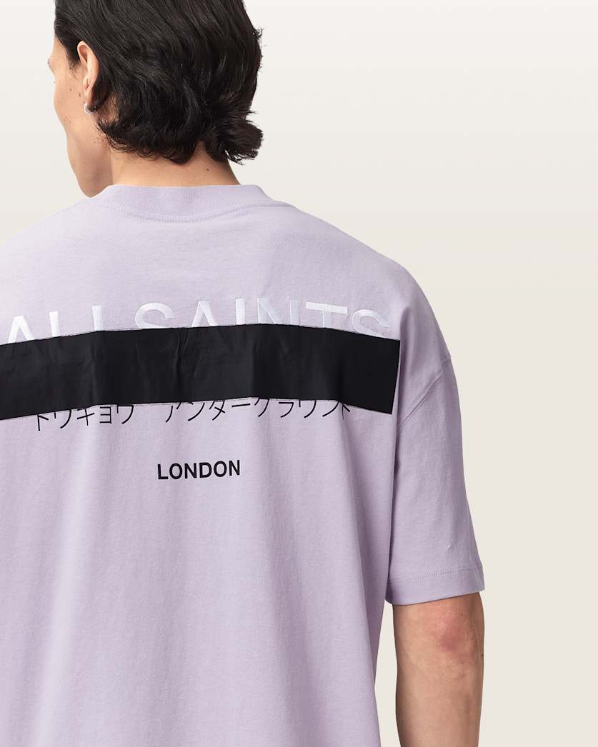Redact Oversized Embroidered Logo T-Shirt