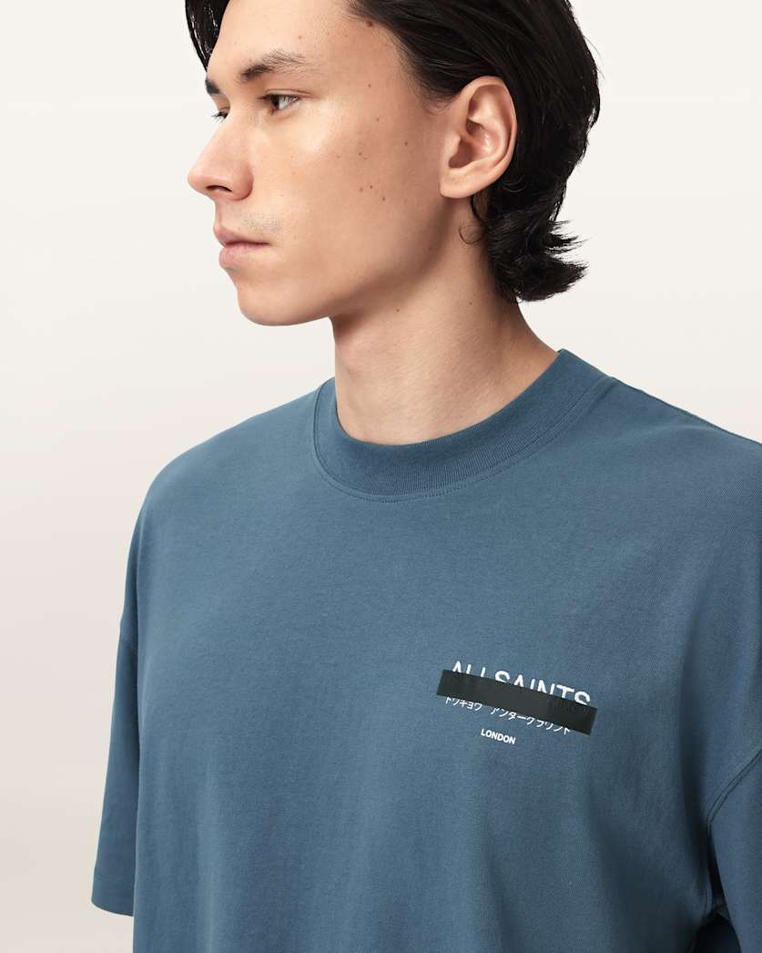 Redact Oversized Embroidered Logo T-Shirt