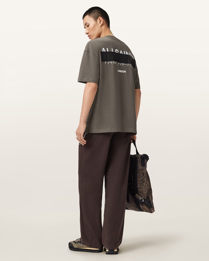 Redact Oversized Embroidered Logo T-Shirt