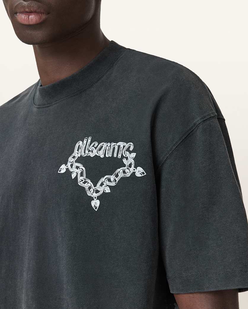 Drip Short Sleeve Oversized T-Shirt