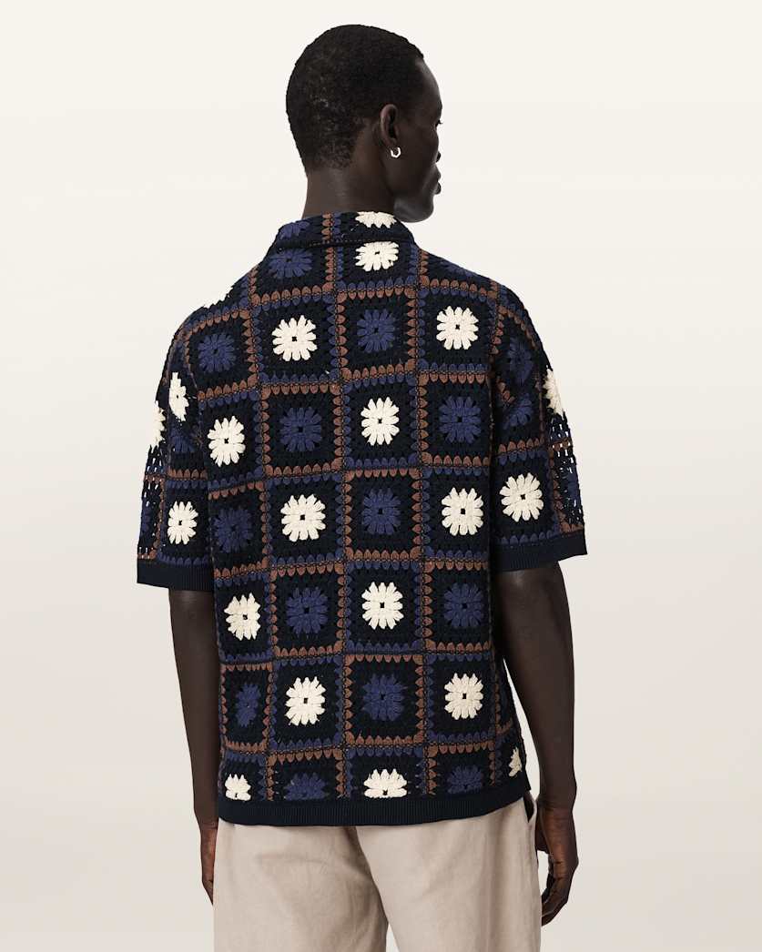 Mandon Crochet Knit Shirt