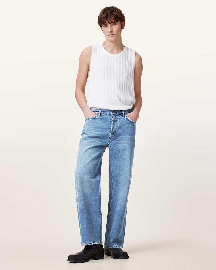 Lenny Loose Fit Wide Leg Denim Jeans