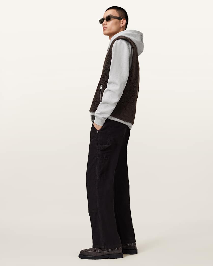 Waved Relaxed Fit Hoodie