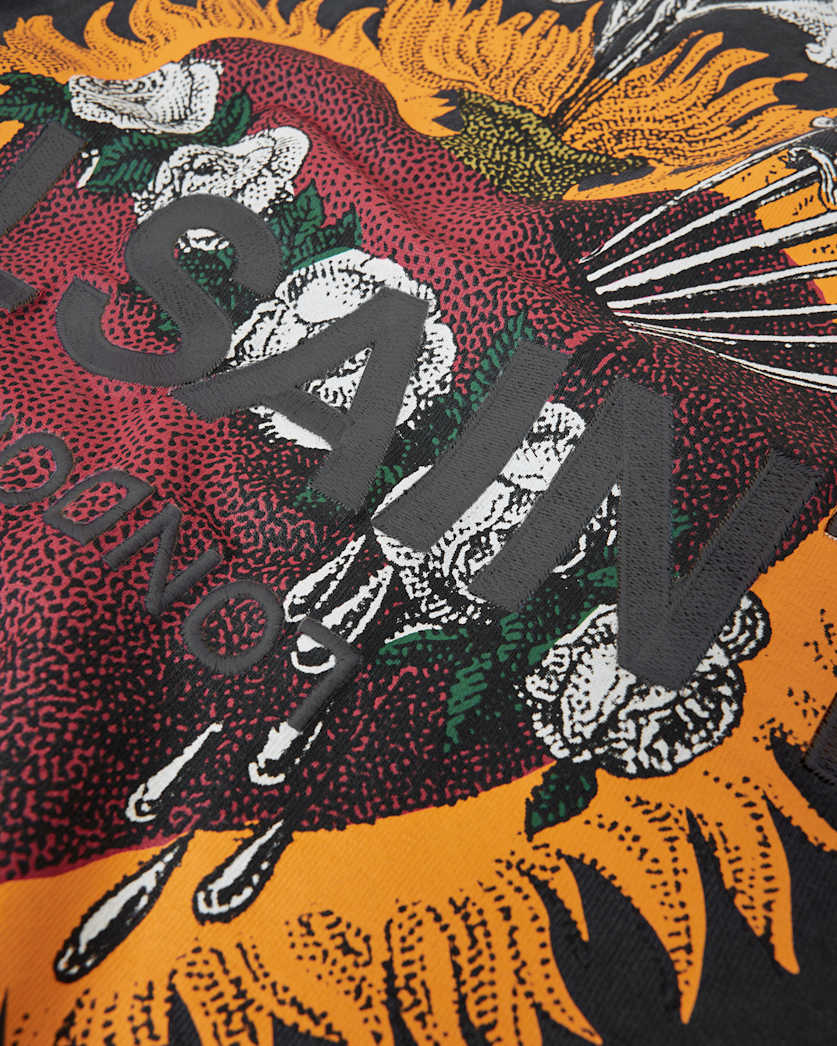 Heartfelt Printed Oversized Crew Neck T-Shirt