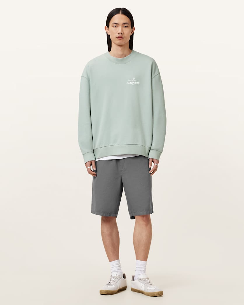 Soleil Crew Oversized Cropped Sweatshirt