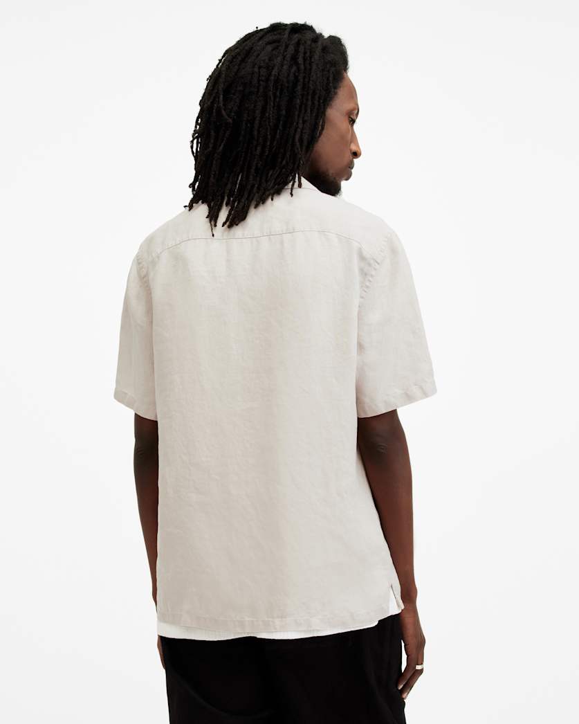 Audley Hemp Relaxed Fit Ramskull Shirt