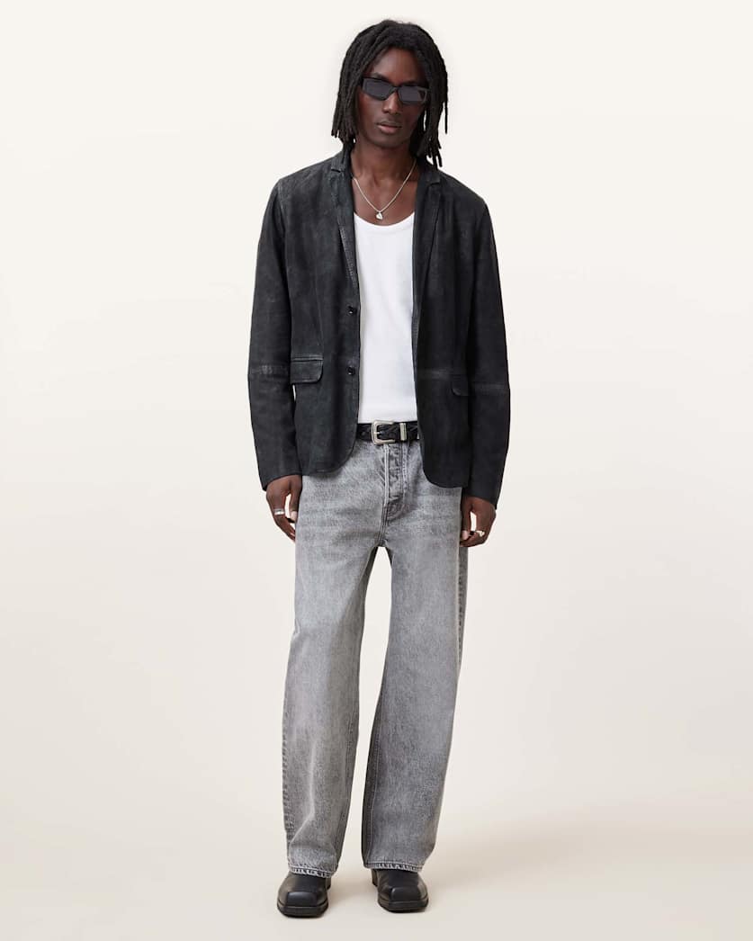 Monet Waxed Suede Blazer