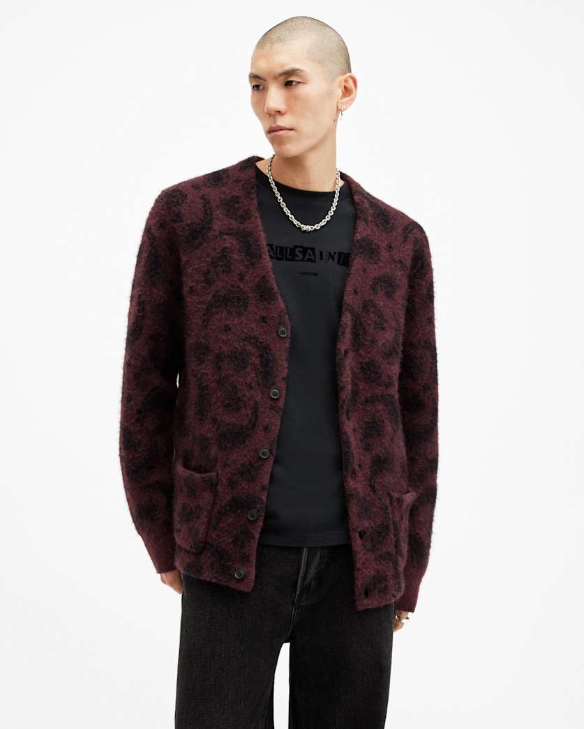 Bancat Paisley Jacquard Cardigan