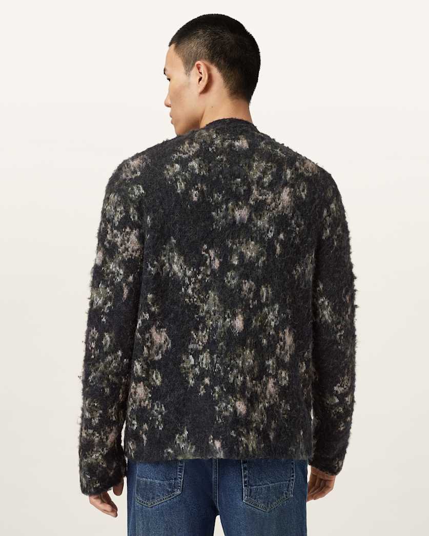 Aster Floral Jacquard Cardigan