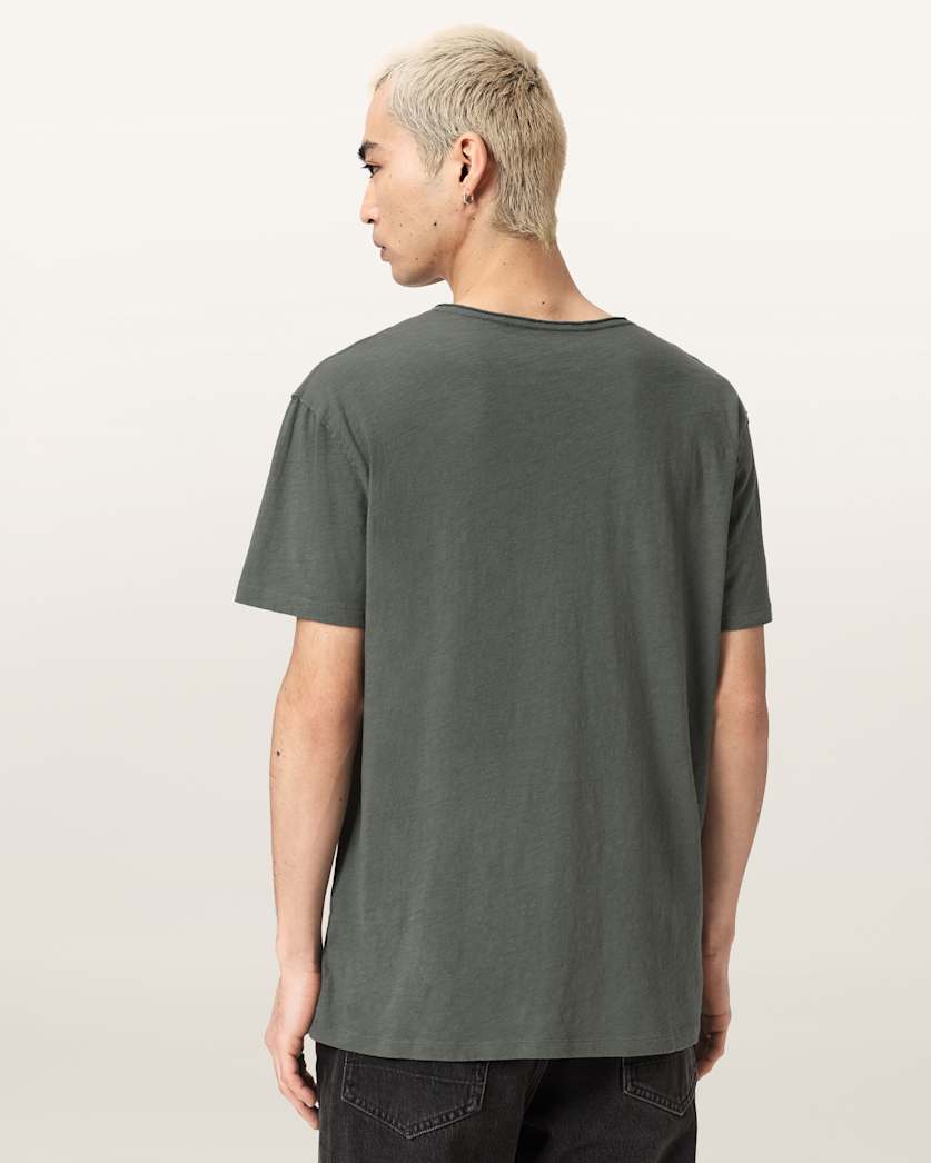 Figure Crew Neck Raw Edge T-Shirt