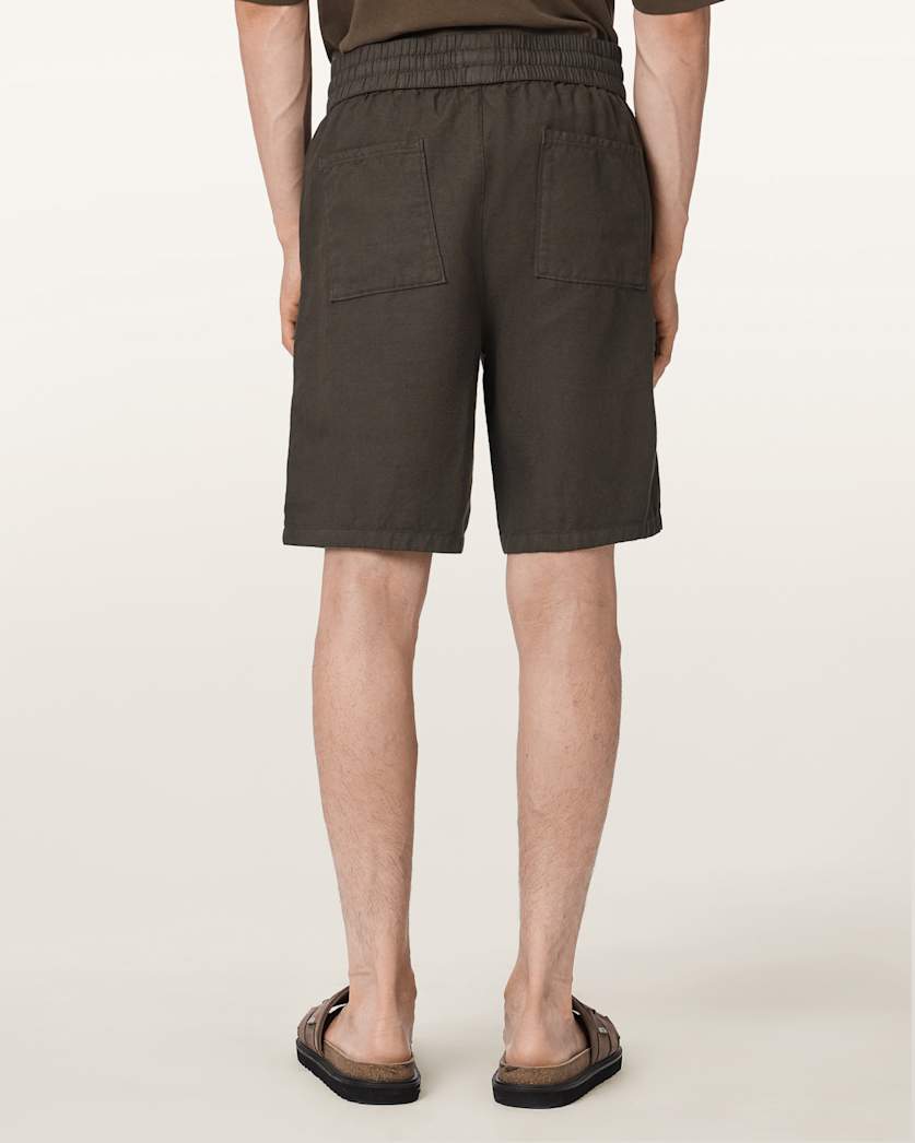 Hanbury Linen Blend Relaxed Fit Shorts
