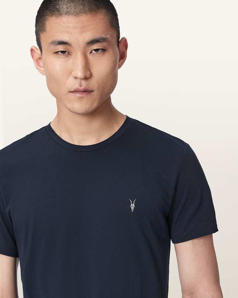 Tonic Crew Neck Slim Ramskull T-Shirt