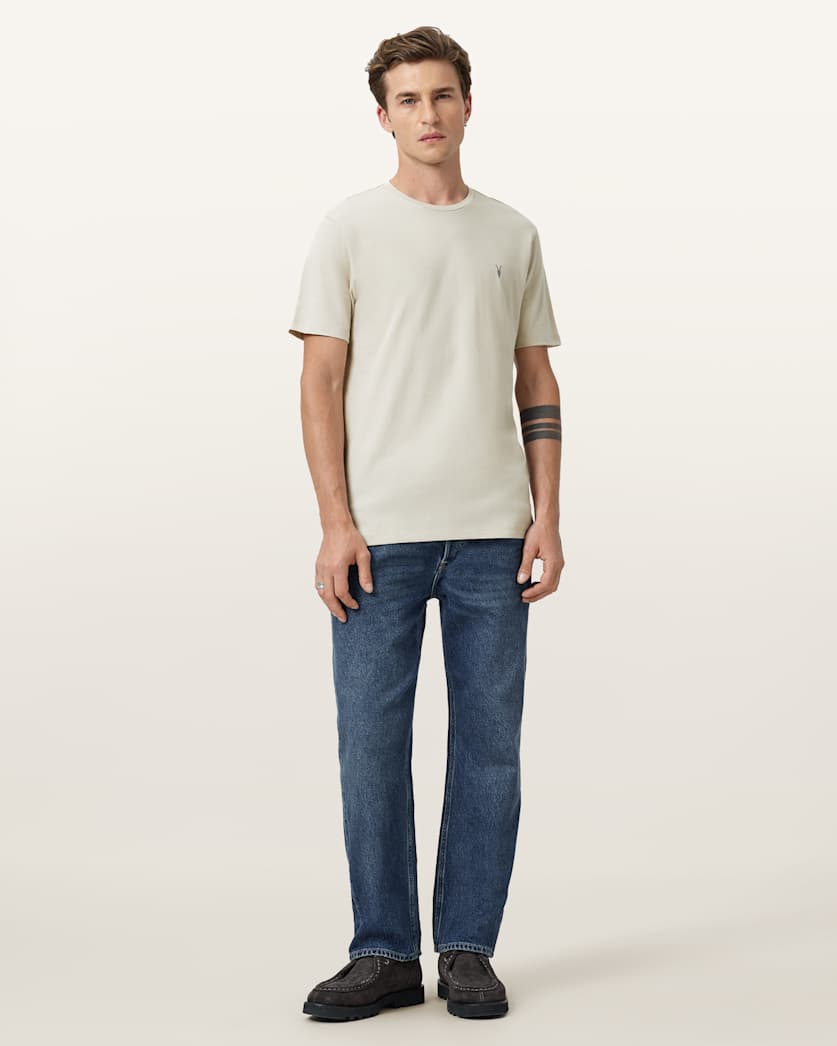 Brace Brushed Cotton Crew Neck T-Shirt