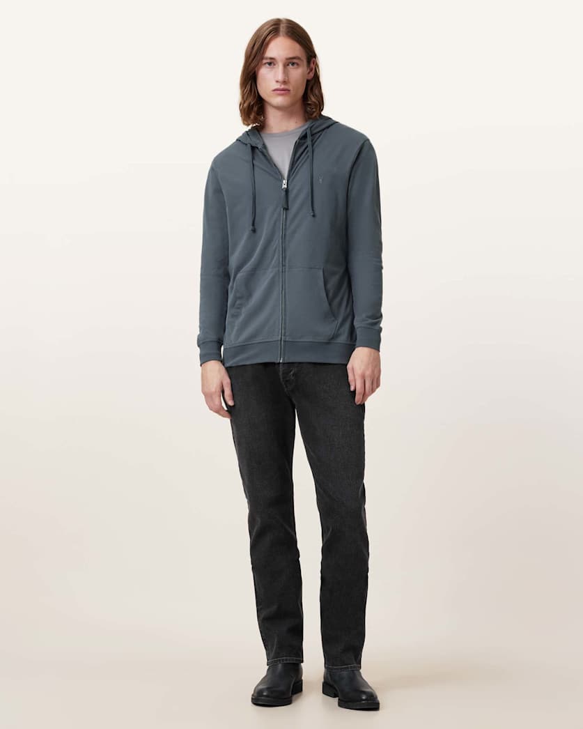 Brace Zip Up Brushed Cotton Ramskull Hoodie